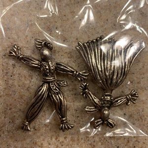 NWOT sterling silver adorable pins